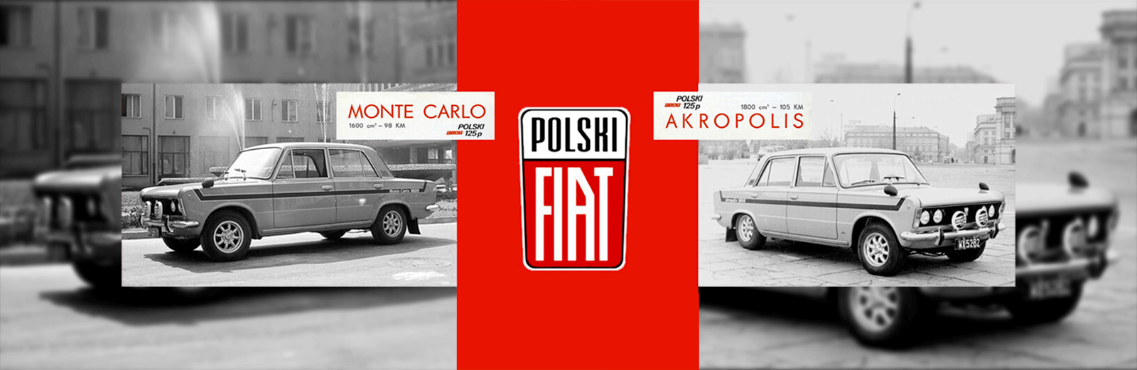 Polski Fiat 125p Monte Carlo i Arkopolis